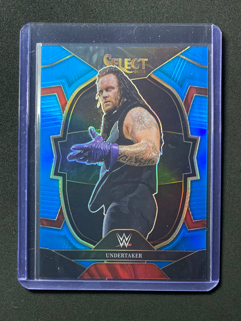 2023 Panini Select WWE Undertaker Concourse Light Blue 95/249