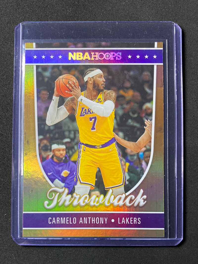 2022-23 Panini NBA Hoops Carmelo Anthony Hoops Throwback