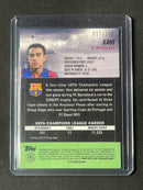 2021-22 Topps Stadium Club Chrome UEFA Champions League Xavi Green Refractor 17/150