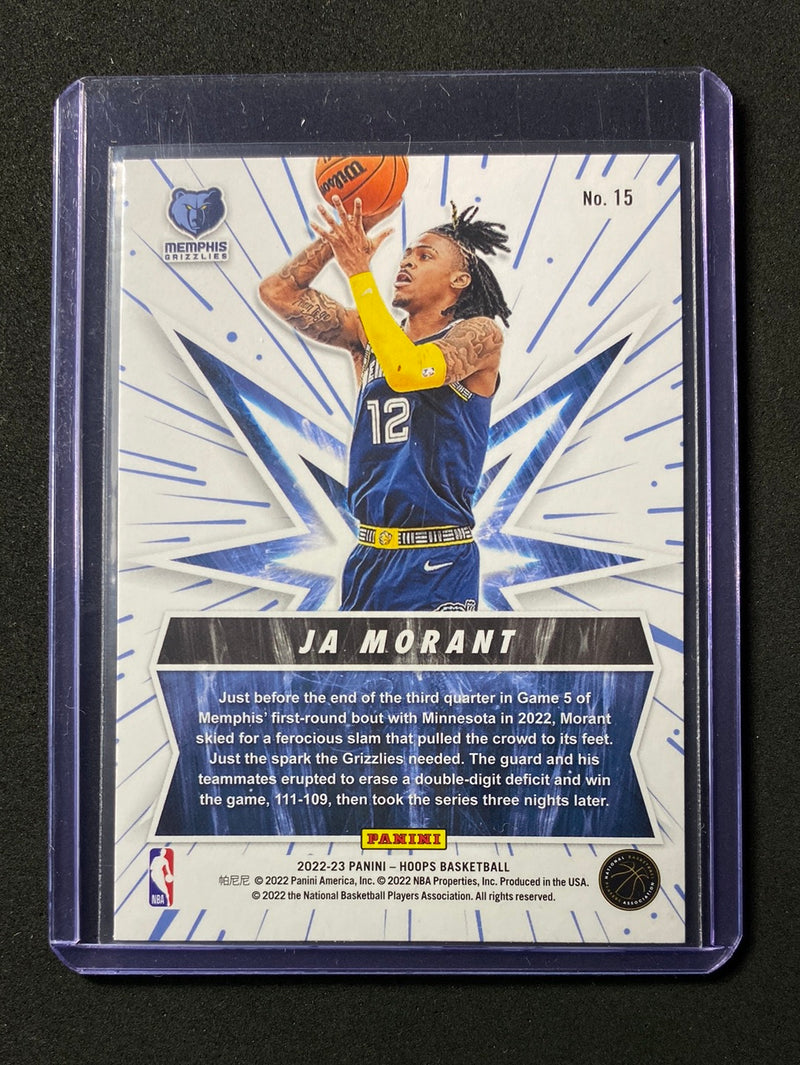 2022-23 Panini NBA Hoops Ja Morant Spark Plugs