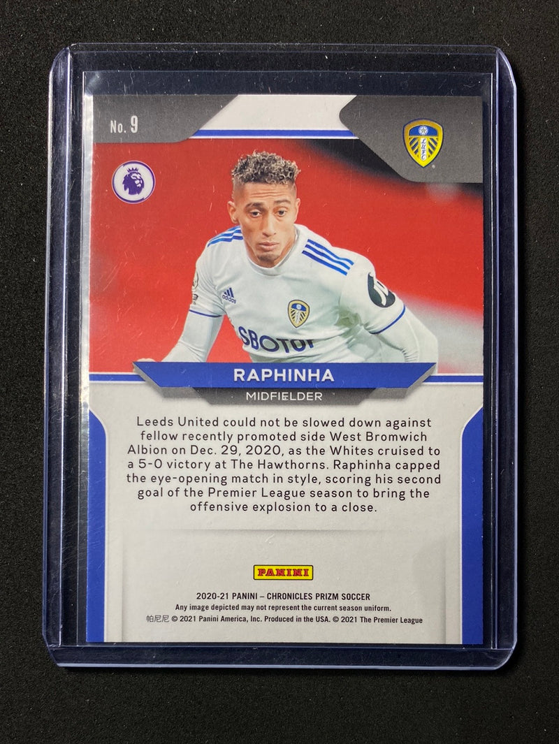 2020-21 Panini Chronicles Raphinha Prizm Premier League