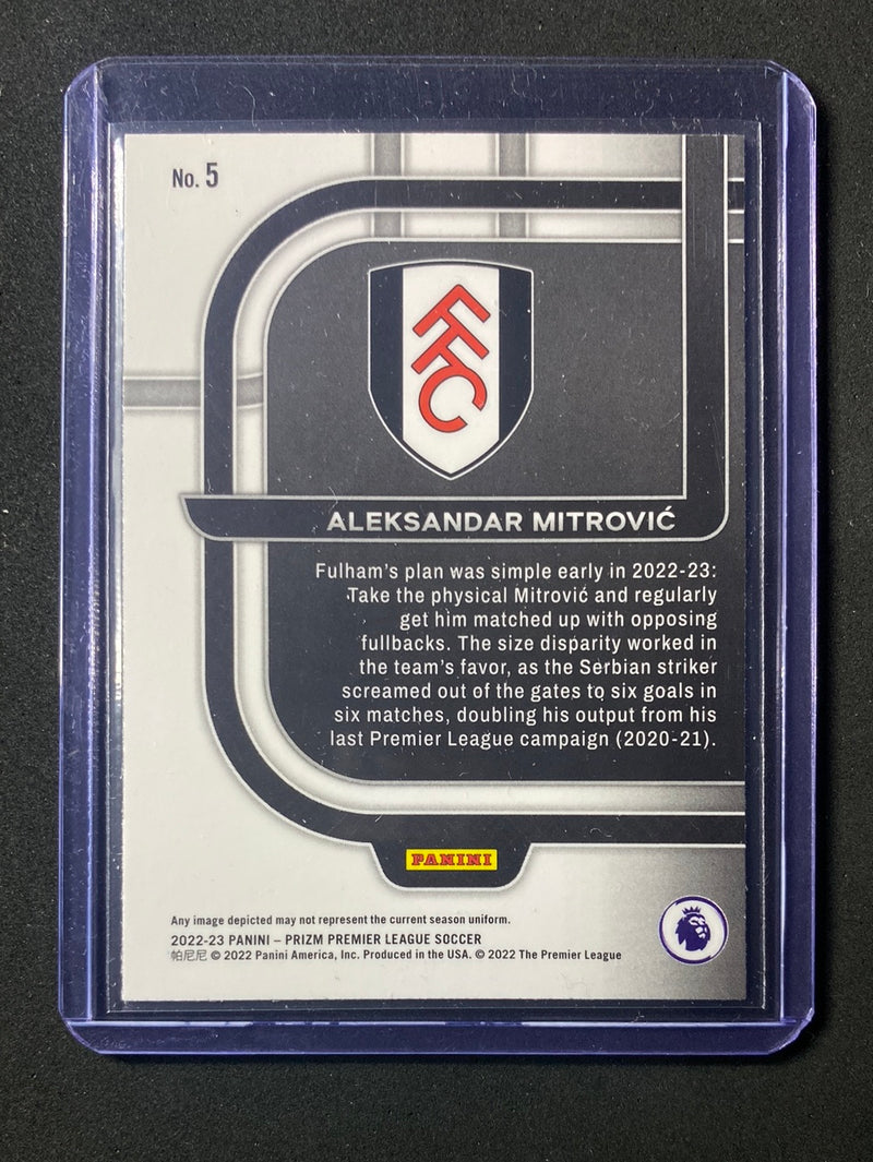 2022-23 Prizm Premier League Aleksandar Mitrovic Scorers Club