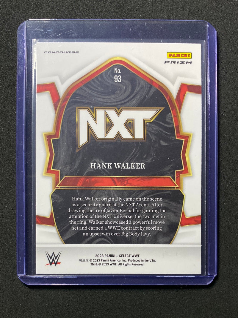 2023 Panini Select WWE Hank Walker Concourse Silver