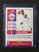 2019-20 Panini Contenders Paul George Game Ticket Green