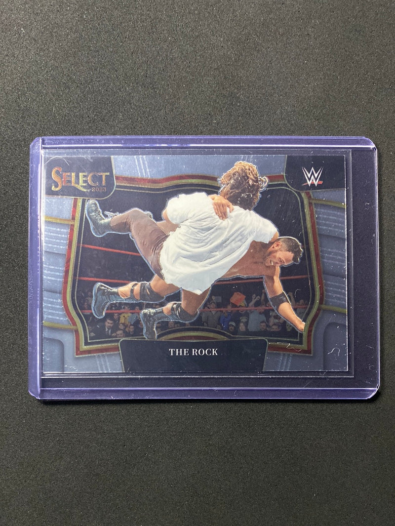 2023 Panini Select WWE The Rock Ringside