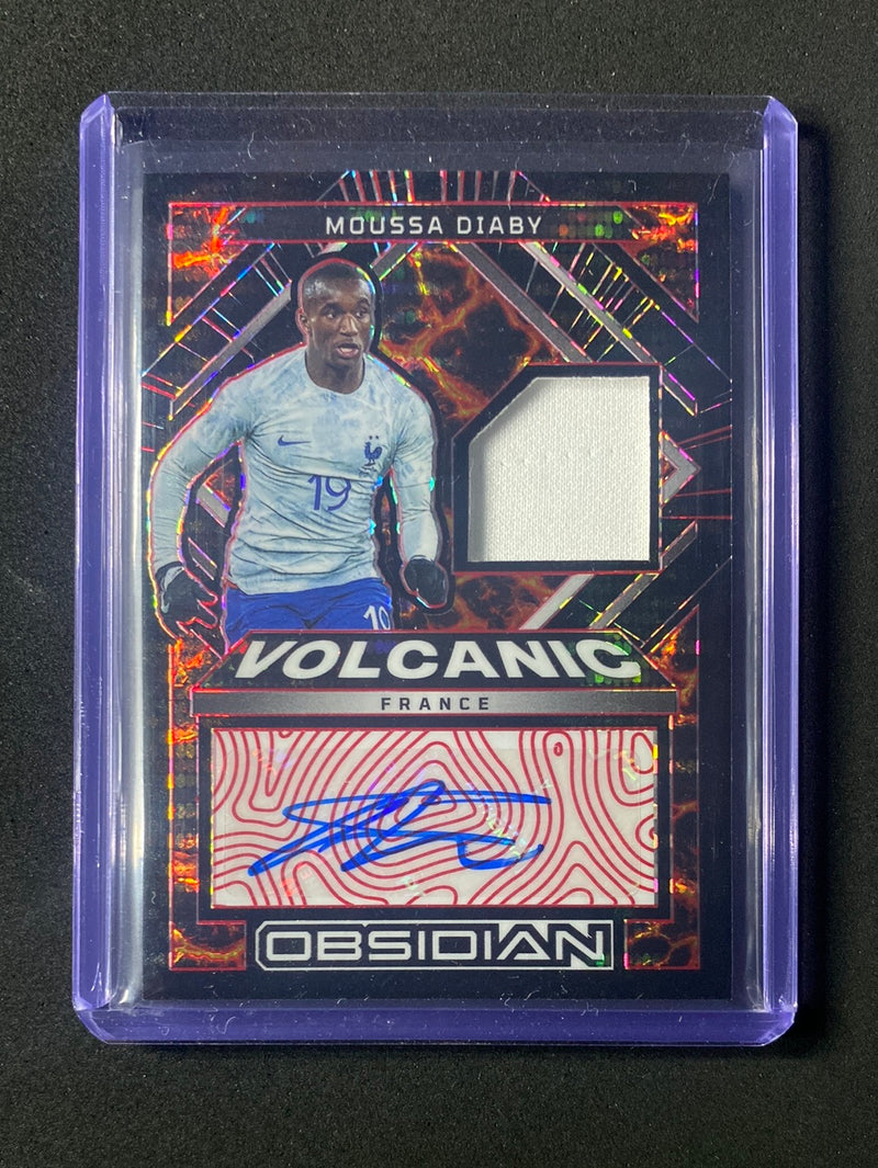 2022-23 Obsidian Moussa Diaby Volcanic Material Signatures Red Pulsar 3/44