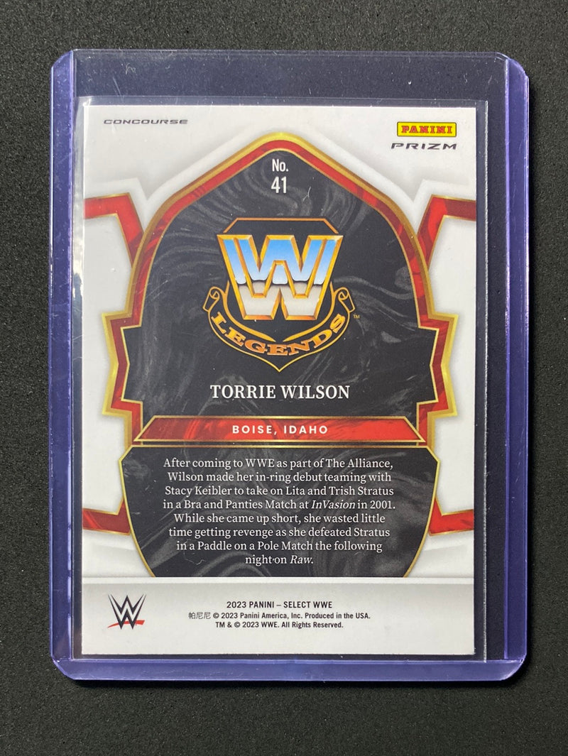 2023 Panini Select WWE Torrie Wilson Concourse Tri-Color