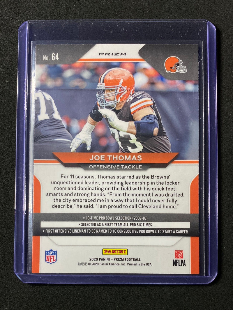 2020 Panini Prizm Football Joe Thomas Red White Blue