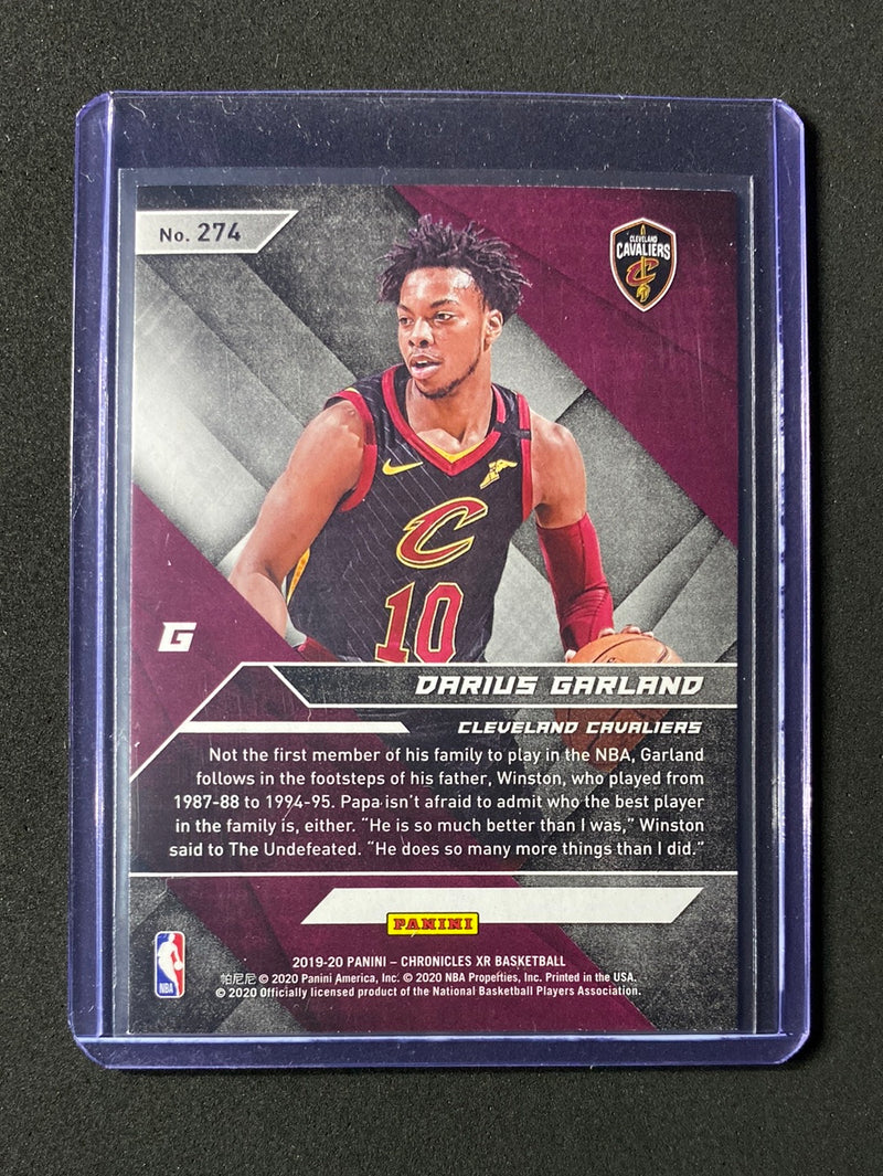 2019-20 Panini NBA Chronicles Darius Garland XR Bronze