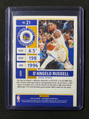 2019-20 Panini Contenders D'Angelo Russell Game Ticket Green