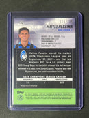 2021-22 Topps Stadium Club Chrome UEFA Champions League Matteo Pessina Night Vision Prism Refractor 104/175