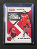 2019-20 Panini NBA Chronicles James Harden Bronze