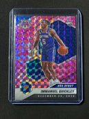 2020-21 Panini Mosaic Immanuel Quickley NBA Debut Pink Camo
