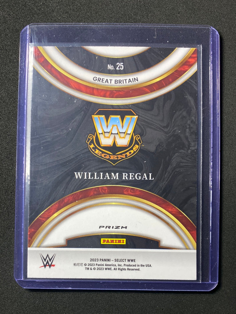 2023 Panini Select WWE William Regal Global Icons Silver