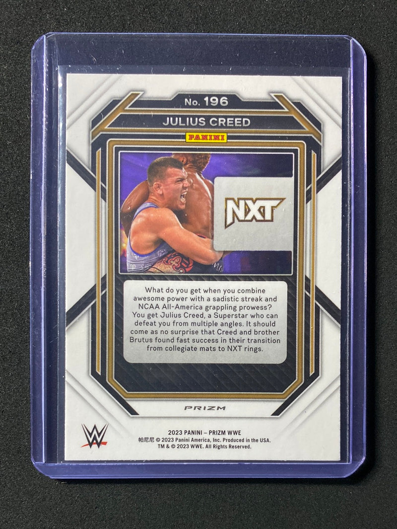 2023 Prizm WWE Julius Creed Silver Prizm