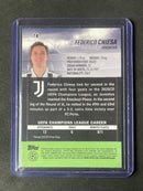 2021-22 Topps Stadium Club Chrome UEFA Champions League Federico Chiesa Pink/Red Electric Charge Refractor