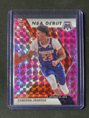 2019-20 Panini Mosaic Cameron Johnson NBA Debut Camo Pink