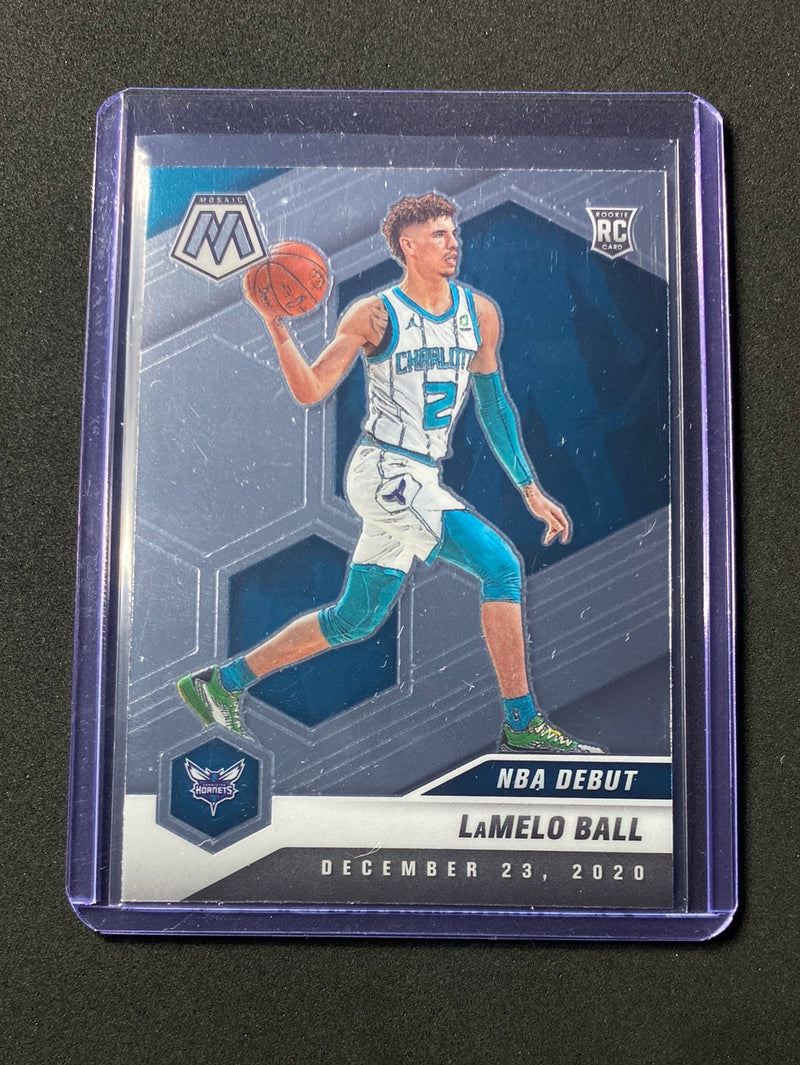 2020-21 Panini Mosaic Lamelo Ball NBA Debut