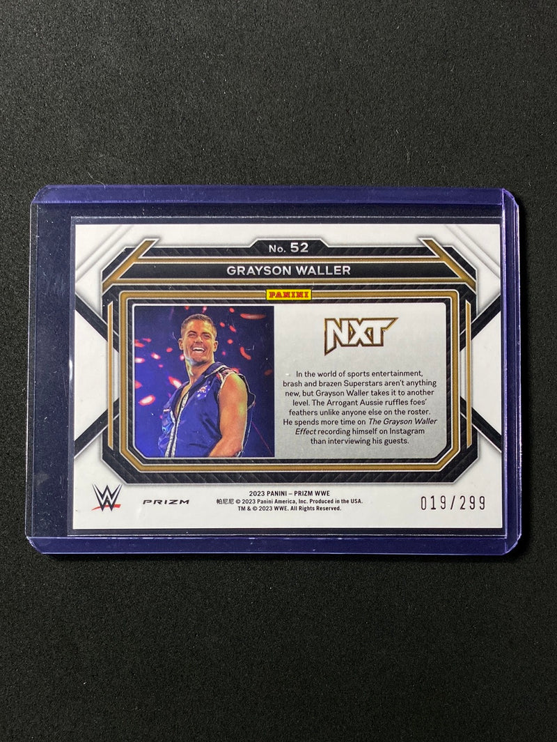 2023 Prizm WWE Grayson Waller Red Prizm 19/299