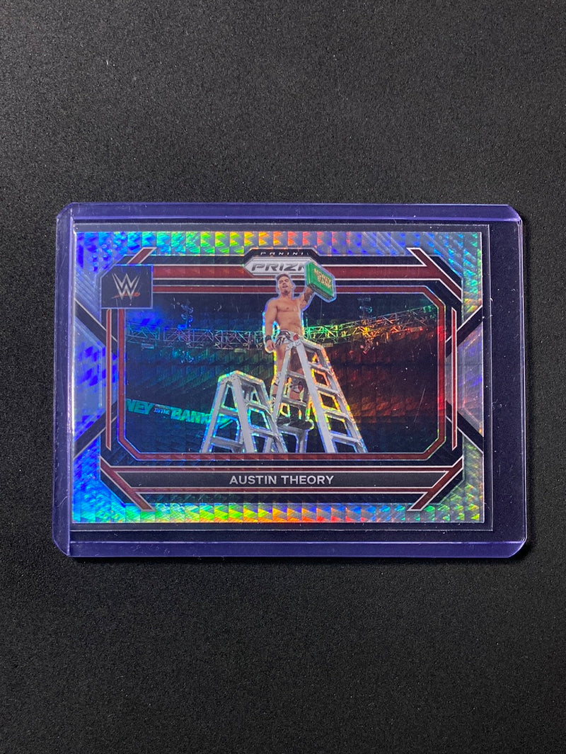 2023 Prizm WWE Austin Theory Hyper Prizm