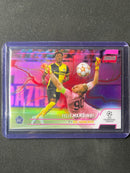 2021-22 Topps Stadium Club Chrome UEFA Champions League Felix Mambimbi Pink/Red Electric Charge Refractor
