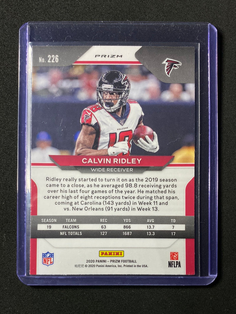 2020 Panini Prizm Football Calvin Ridley Red White Blue