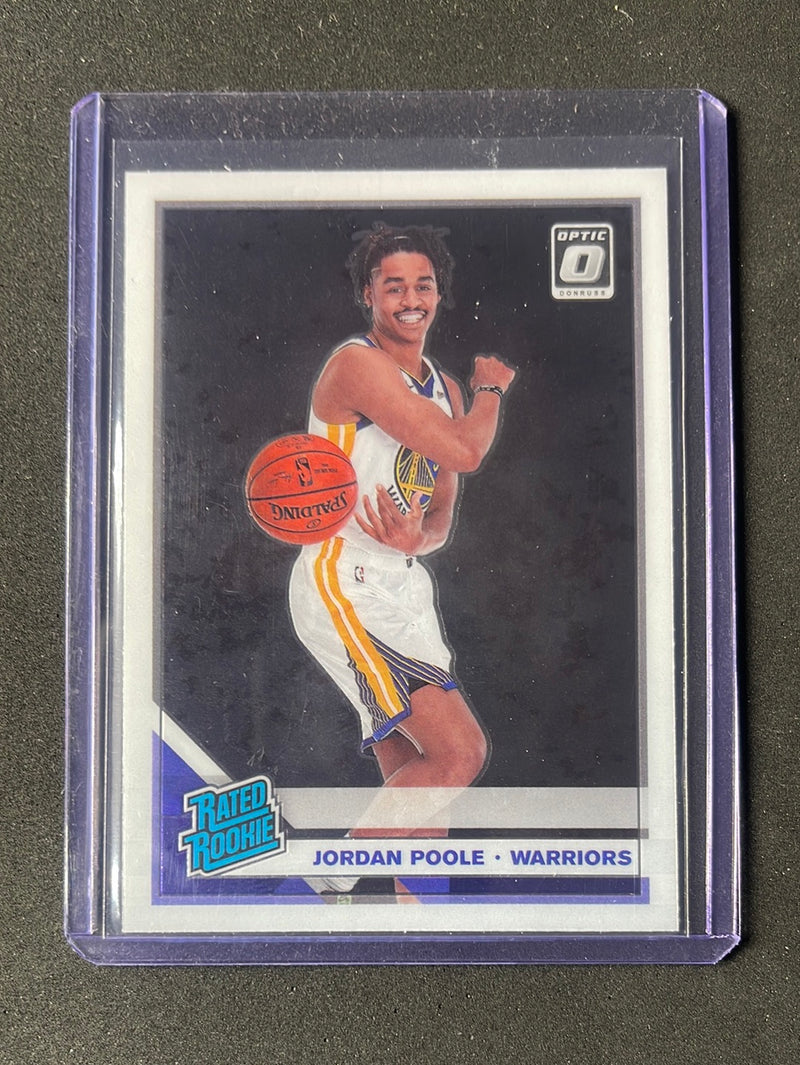 2019-20 Panini NBA Donruss Optic Jordan Poole Rated Rookie