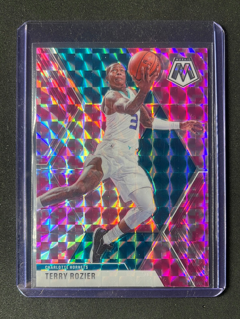 2019-20 Panini Mosaic Terry Rozier Camo Pink