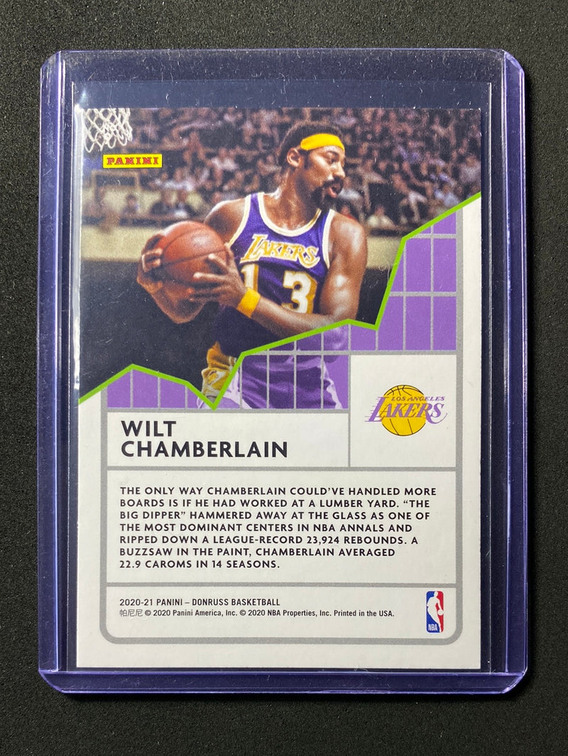 2020-21 Panini Donruss Wilt Chamberlain All Time League Leaders