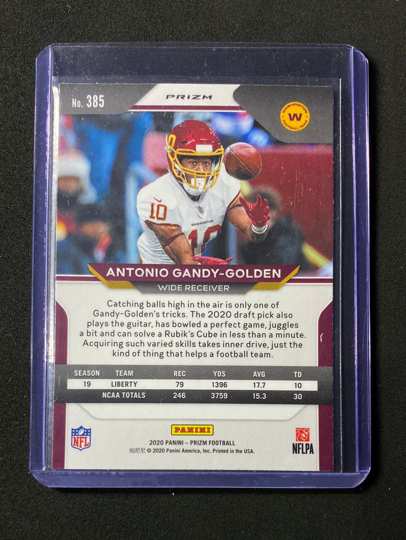 2020 Panini Prizm Football Antonio Gandy-Golden Red White Blue