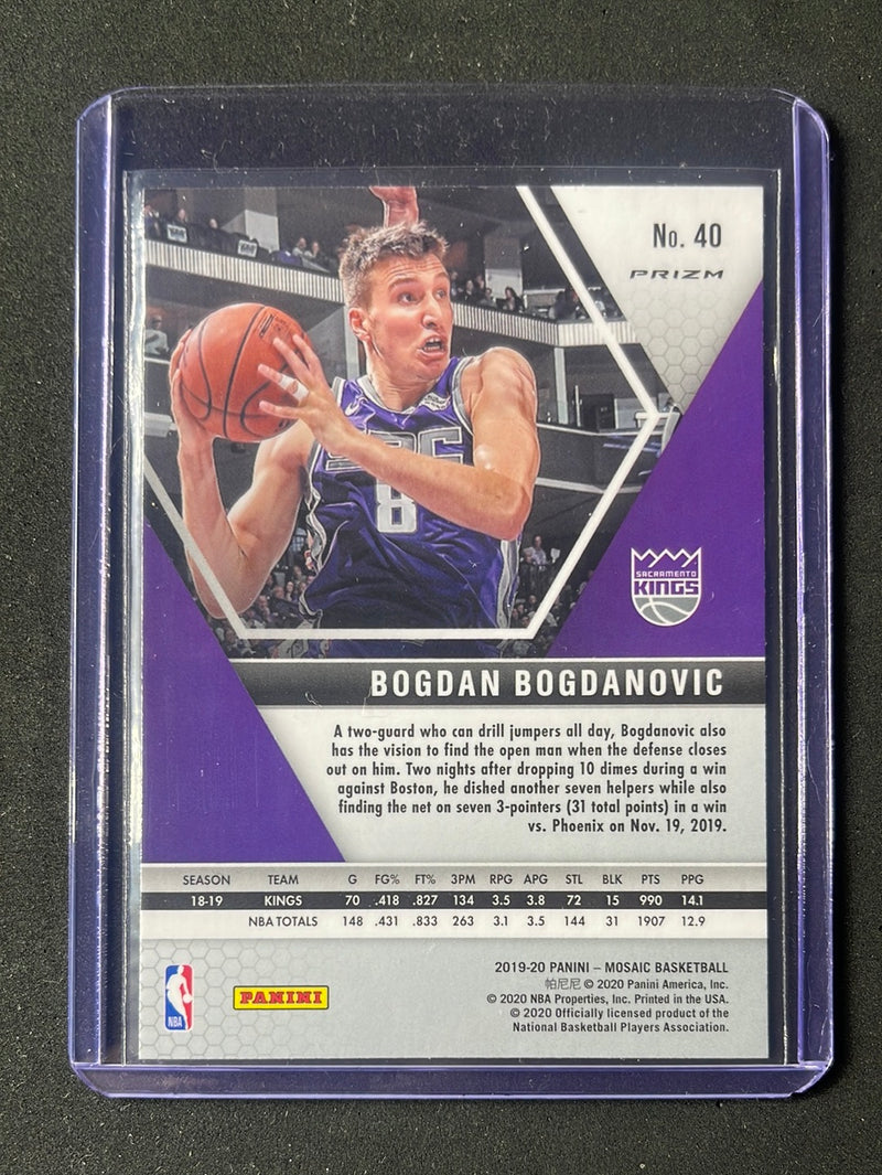 2019-20 Panini Mosaic Bogdan Bogdanovic Silver