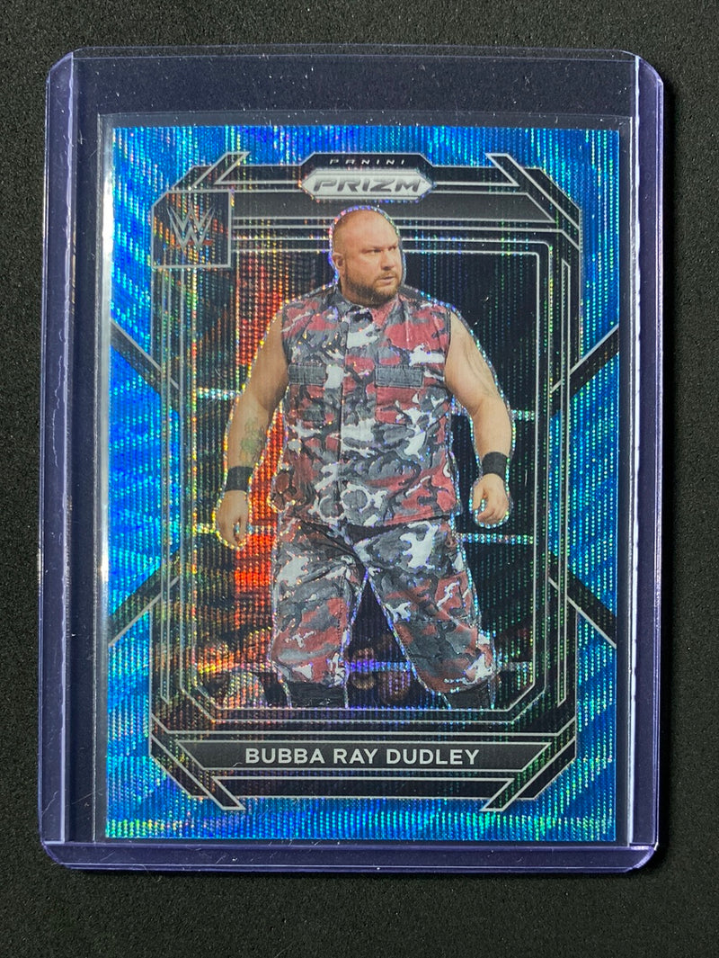 2023 Prizm WWE Bubba Ray Dudley Blue Wave Prizm