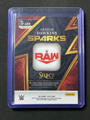 2023 Panini Select WWE Angelo Dawkins Sparks Red 67/99