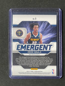 2020-21 Panini Prizm Zeke Nnaji Emergent