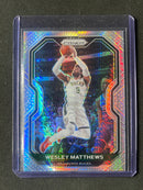 2020-21 Panini Prizm Wesley Matthews Hyper Prizm