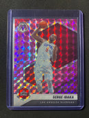 2020-21 Panini Mosaic Serge Ibaka Pink Camo