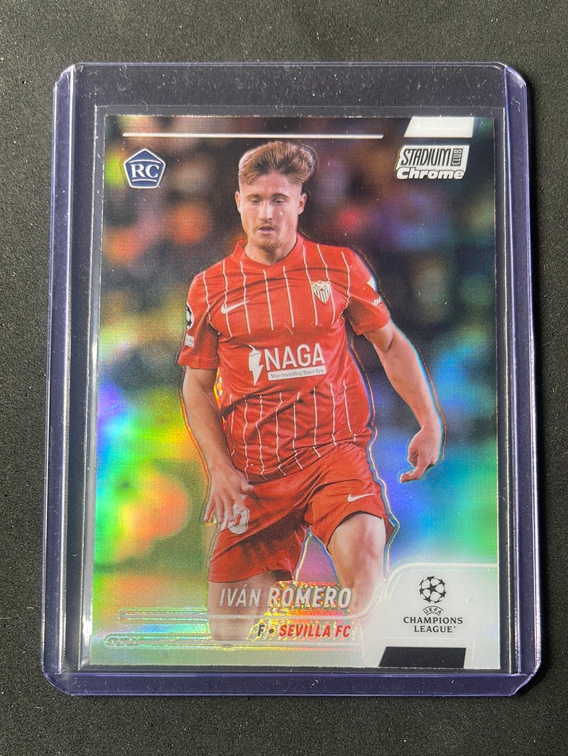 2021-22 Topps Stadium Club Chrome UEFA Champions League Ivan Romero Refractor