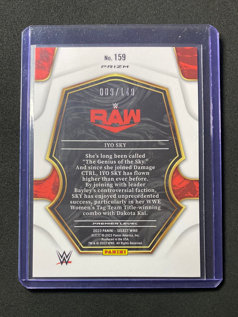 2023 Panini Select WWE Iyo Sky Premier Level Maroon 9/149