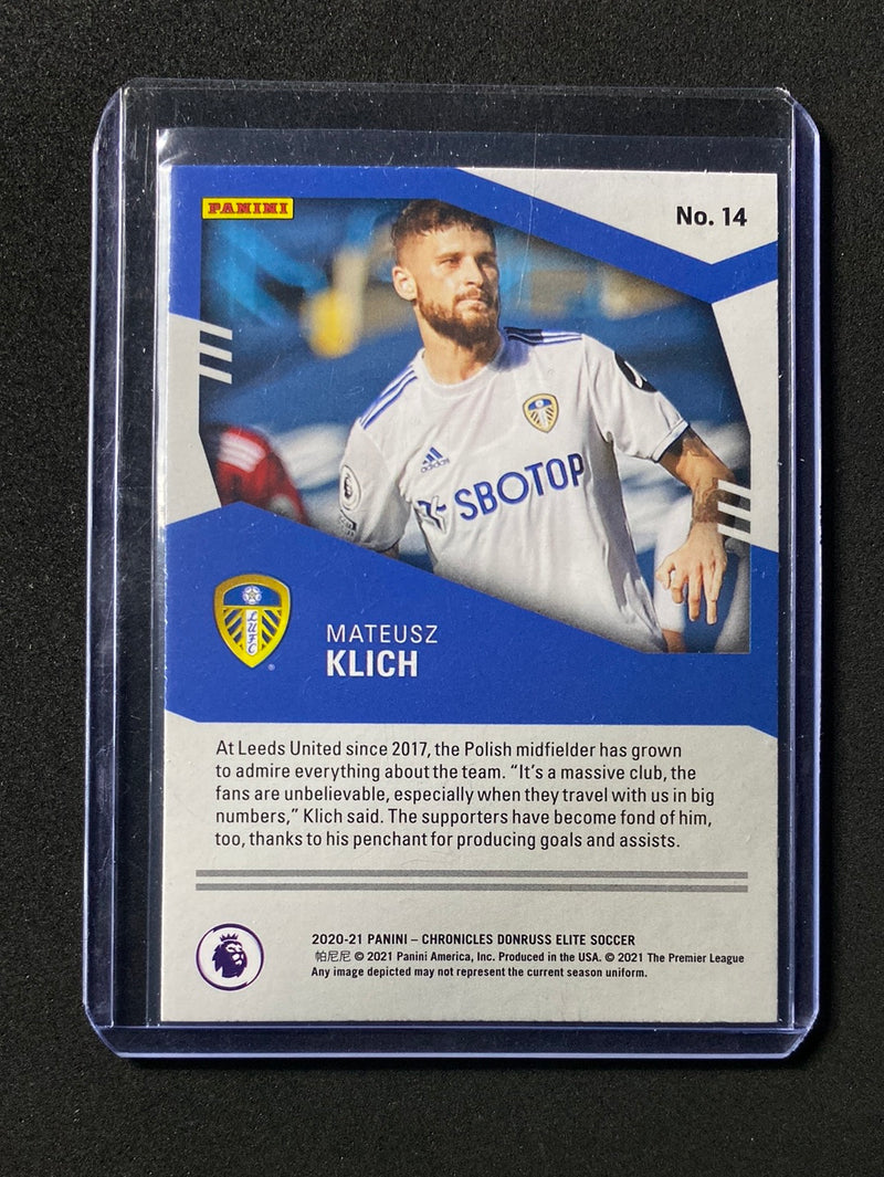 2020-21 Panini Chronicles Mateusz Klich Elite Silver Circles