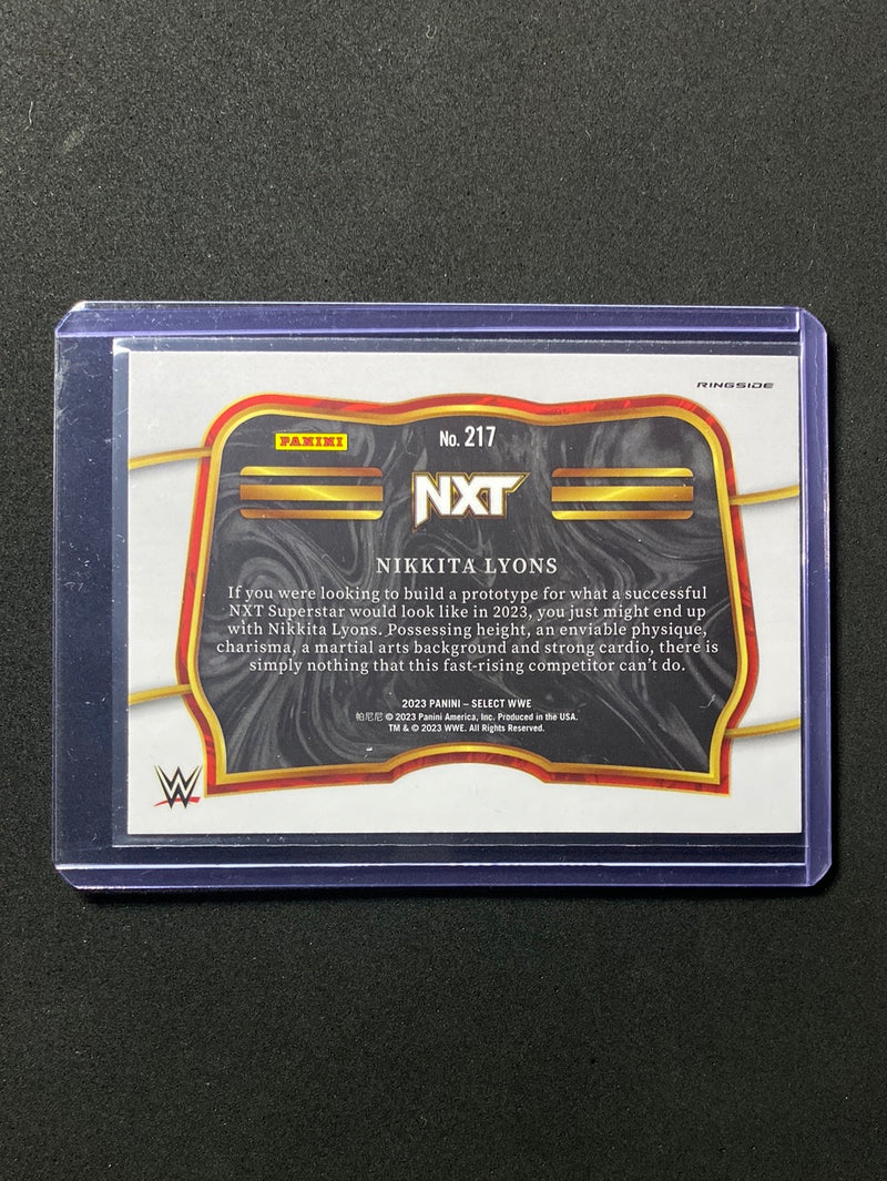 2023 Panini Select WWE Nikkita Lyons Ringside