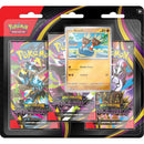 Pokémon TCG Mega Evolution Pitch Black Three Booster Blister
