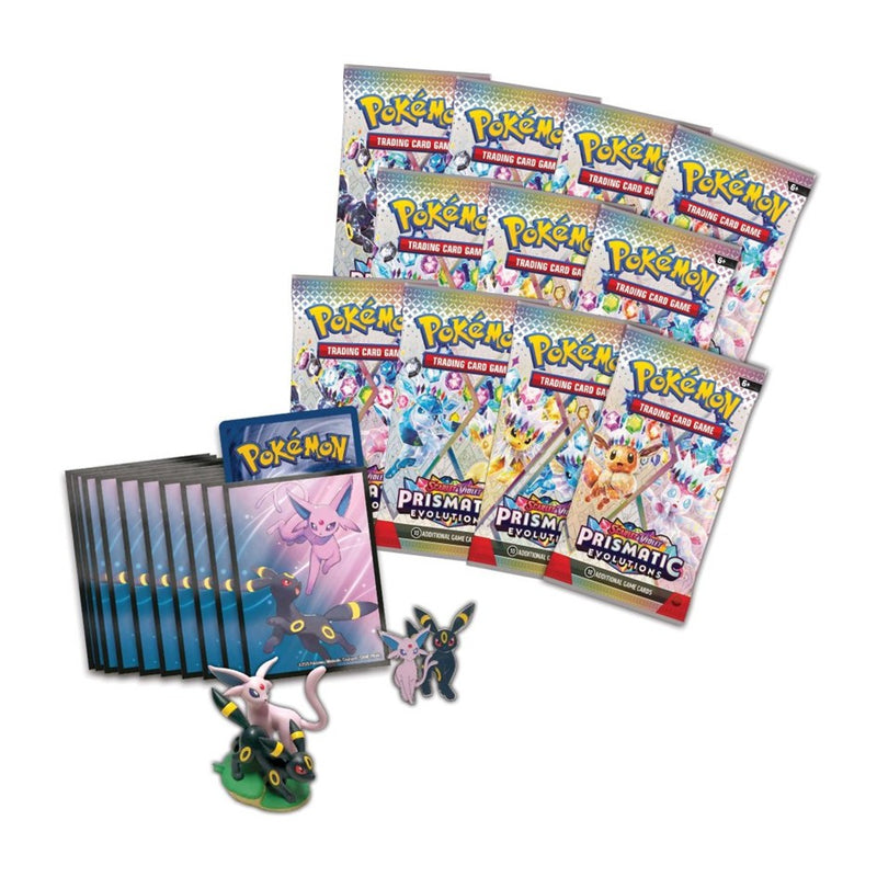 Pokémon TCG Scarlet & Violet Prismatic Evolutions Premium Figure Collection Box