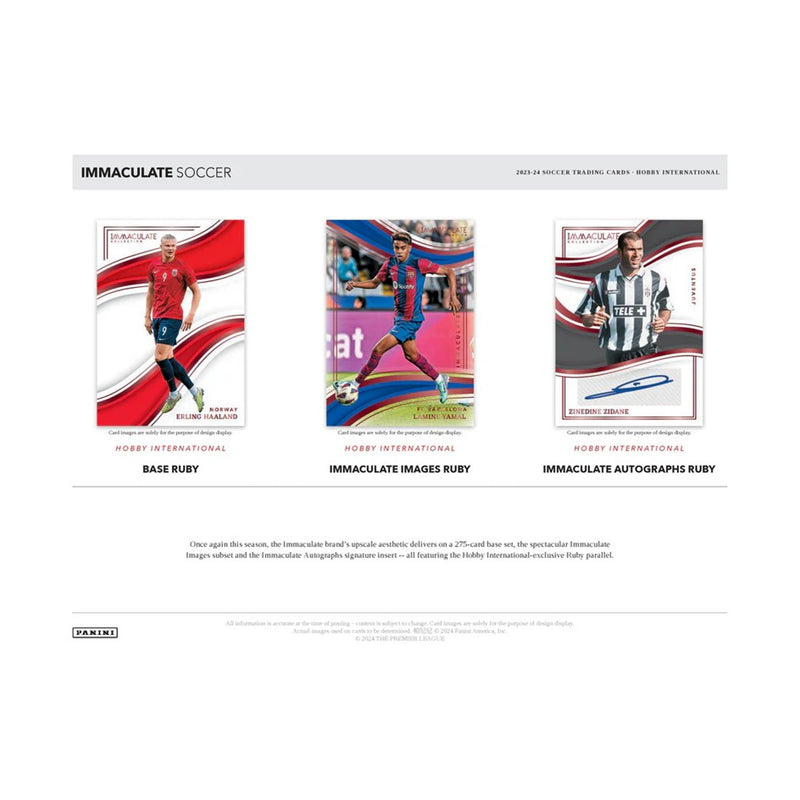 2023-24 Panini Immaculate Soccer Hobby International Box