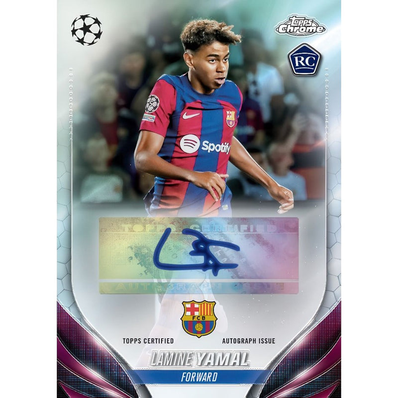 2023-24 Topps Chrome UEFA Club Competitions Hobby Box