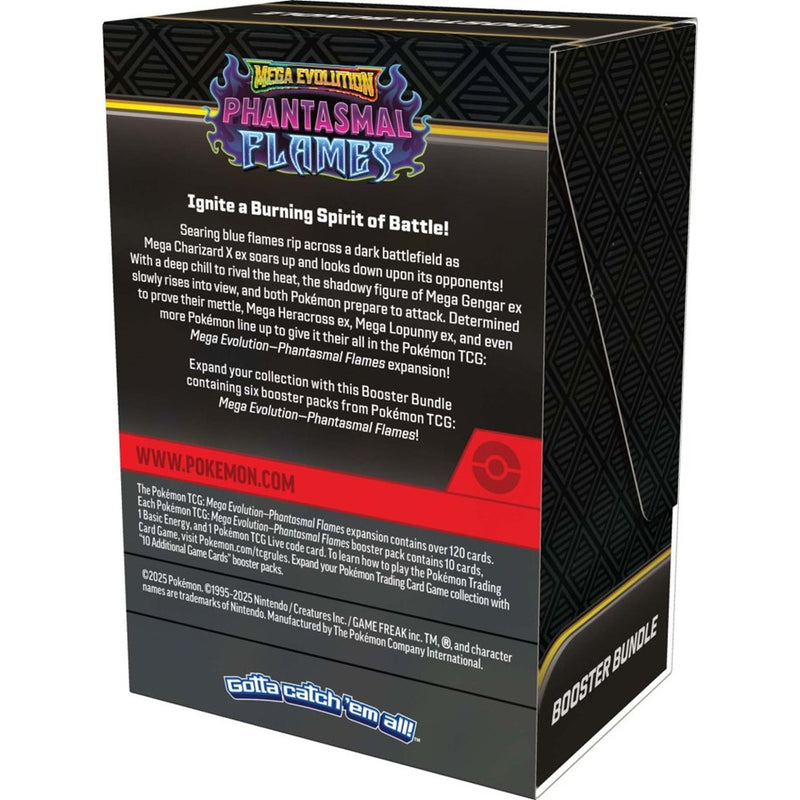 Pokémon TCG Mega Evolution Phantasmal Flames Booster Bundle