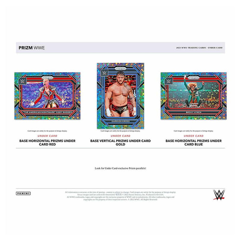 2023 Panini Prizm WWE Wrestling Under Card Hobby Box