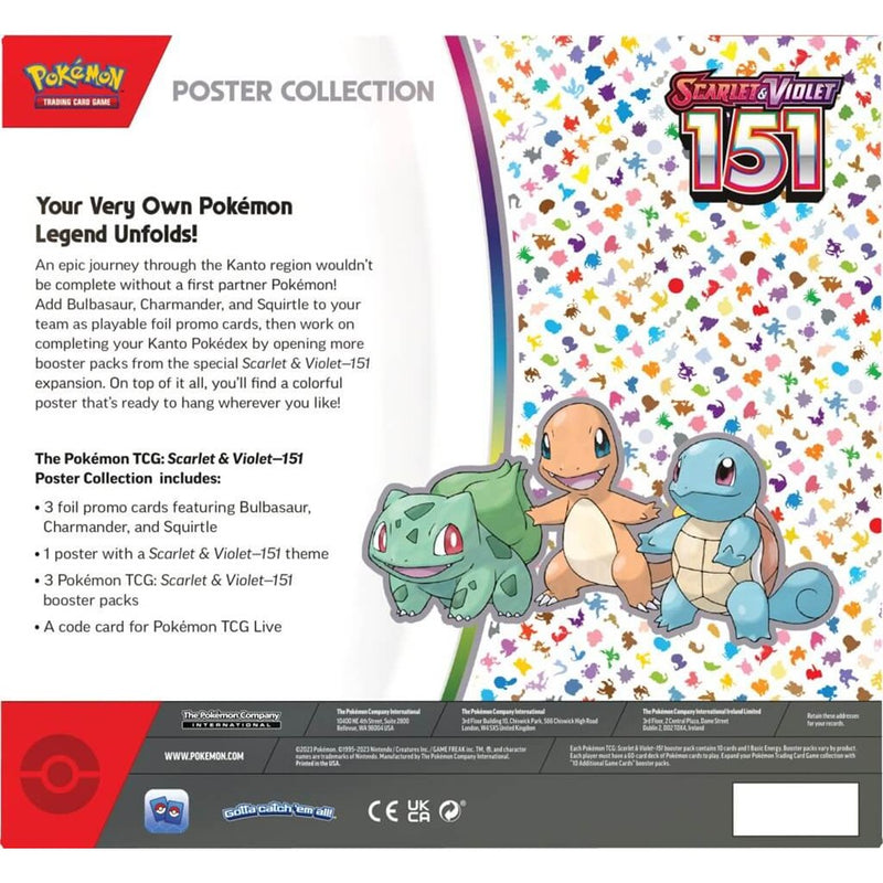 Pokémon TCG Scarlet & Violet 151 Poster Collection Box