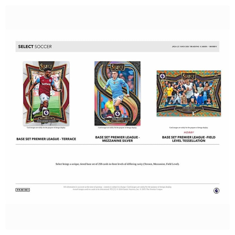 2024-25 Panini Select Premier League Soccer Hobby Box