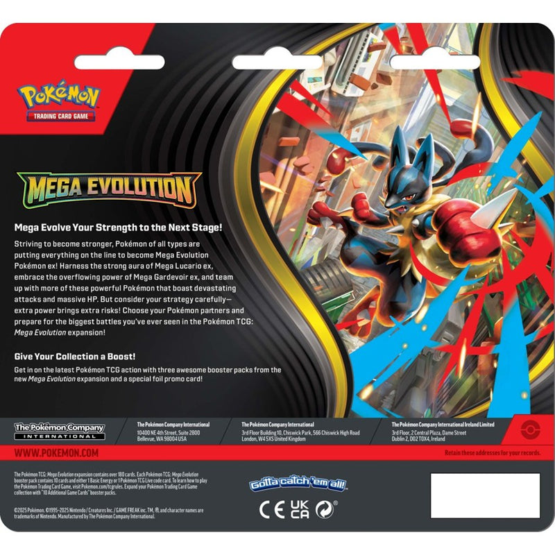 Pokémon TCG Mega Evolution Three Booster Blister