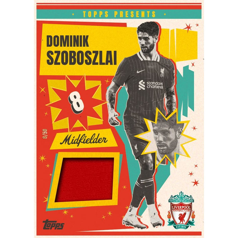 2024-25 Topps Liverpool Soccer Team Set